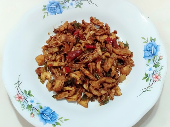 Resep Ayam Suwir Pedas Manis Anti Gagal