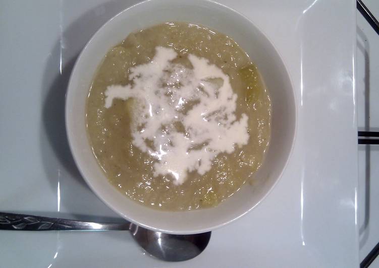 Recipe of Super Quick Homemade &#39;V&#39; Scottish Leek and potato (tattie) soup