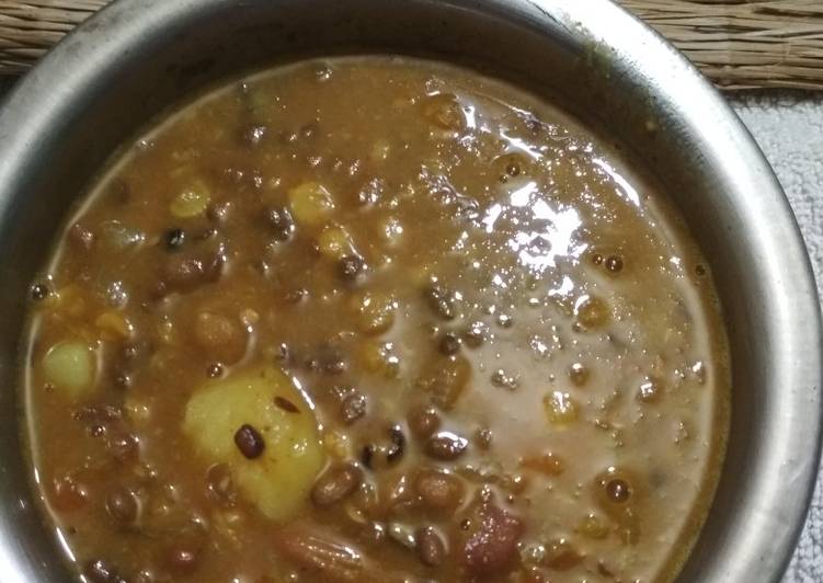 Steps to Make Tasty Mix Dal tadka