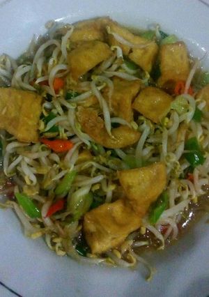 Foto resep Oseng toge tahu saus tiram