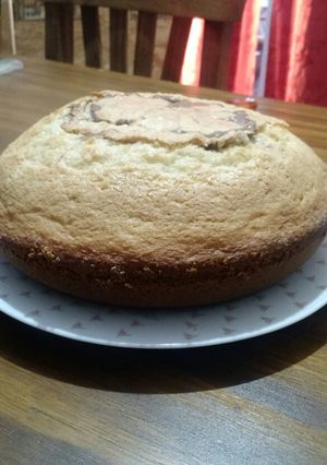 Una foto de Torta de aceite marmolada