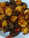 Sambal Goreng hati plus puyuh