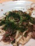 Yaki Udon with Consommé and Worcestershire Sauce