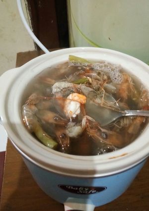 Foto resep Kaldu Udang Mpasi (kulit & daging)