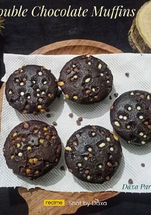 A picture of Double Chocolate Muffins.