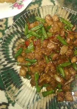 Foto resep Tumis tempe dan kacang panjang