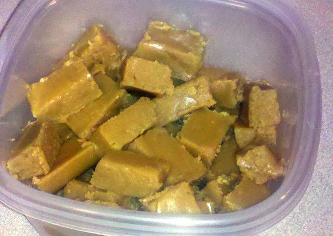 Recipe of Super Quick Homemade Peanut Butter fudge mmm