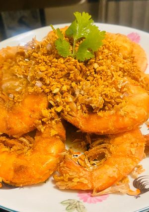 รูปของ กุ้งทอดกระเทียม