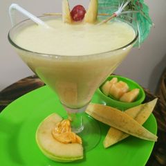 Muskmelon smoothie A picture of Muskmelon smoothie.