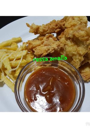 Foto resep Crispy chicken bbq
