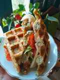 🥪Sándwich-waffles de zucchini gluten free ❣️🥪