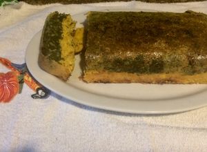 Una foto de Budín de verduras "con lo que hay"