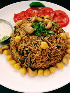 கீரை சன்னா கீ ரைஸ் செய்முறை முக்கிய புகைப்படம்