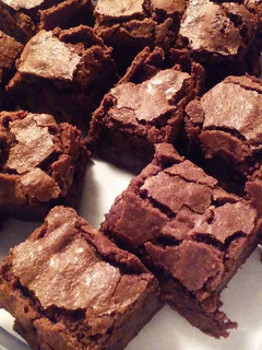 A picture of Homemade Fudgy Brownies.