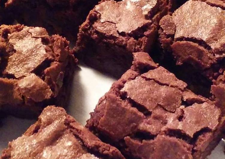 Recipe of Ultimate Homemade Fudgy Brownies