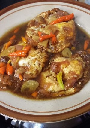 Foto resep Telur ceplok kuah Asam