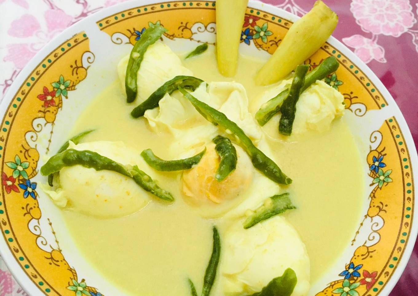 Kuah Lemak telur bebek (Aceh)