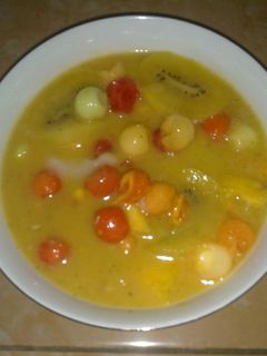 Foto resep SOP BUAH KUAH JUS MANGGA KETIMUN