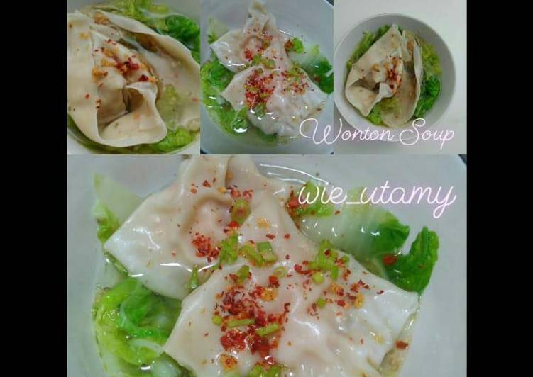 Resep Wonton Soup #Halal 😍😍 yang Lezat