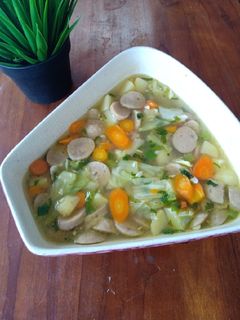 Foto resep Sop Bakso Sayuran