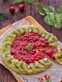 Foto resep Pizza Topping Buah