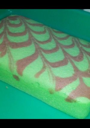 Foto resep Bolu pandan kukus bersisik