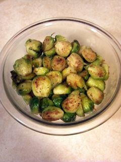A picture of Sauteed Brussels Sprouts.