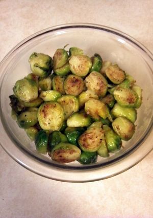 A picture of Sauteed Brussels Sprouts.