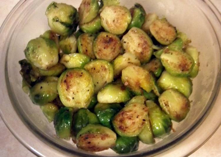 Recipe of Award-winning Sauteed Brussels Sprouts