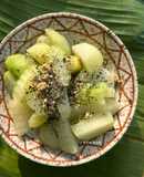 Su hào luộc chấm muối vừng