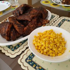A picture of Katie Lee's Barbecue Ribs (Spicy Version).