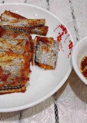 Hình của món Cá hố chiên giòn.
