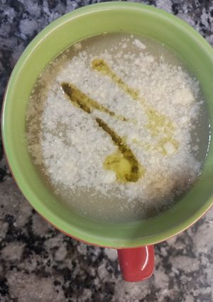 Una foto de Sopa Cremosa de Coliflor
