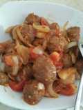 Baso and jamur saos tomat
