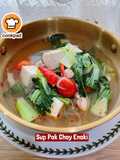 👩‍🍳Sup Pak Choy Enoki