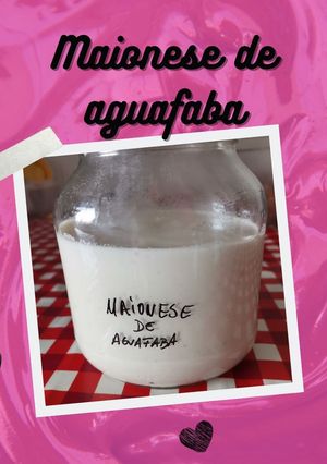 Foto de Maionese de aquafaba