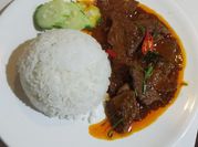 A picture of palm sugar rice