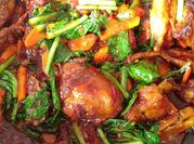 Gambar ayam goreng minyak wijen