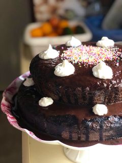 صورة لوصفة كيكة الطبقات