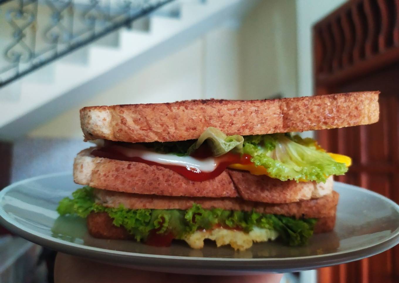 Roti gandum panggang sehat