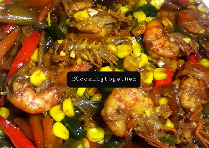 3. Tumis Udang Simple dan Enakk