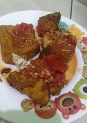 Foto resep Ayam geprek sambel mentah