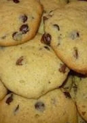 Una foto de Galletas con chispas de chocolate
