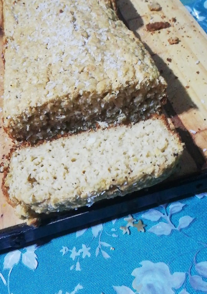 Una foto de Budín de avena y coco, sin harinas 😉