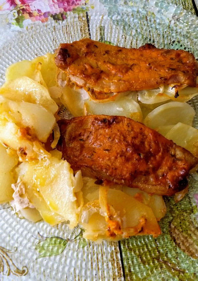 Una foto de Lomo al horno con salsa gaucha