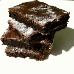 A picture of Eggless Brownies.