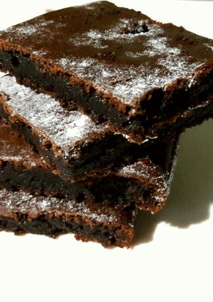 A picture of Eggless Brownies.