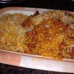 A picture of Biryani.