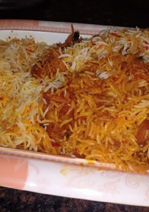 A picture of Biryani.