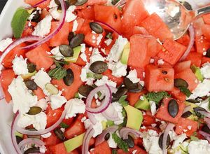Foto de Salada de Melancia e Feta